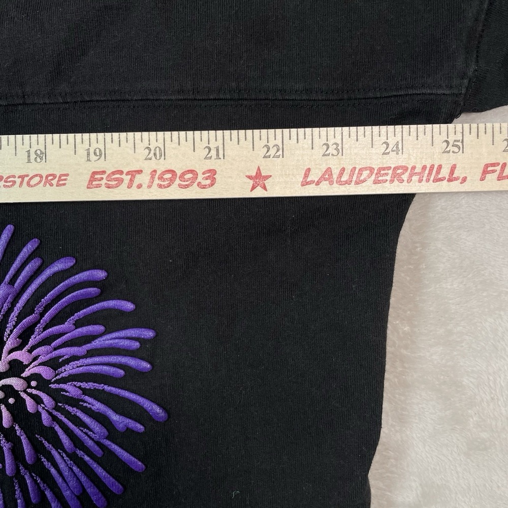 Disney Spirit Jersey Size L 100 Years Of Wonder Black Purple Fireworks Hawaii - Picture 9 of 11